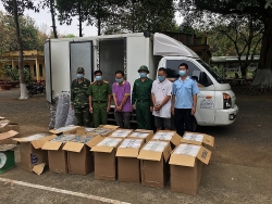 Nearly 7,000 smuggled cigarette packs seized at Binh Phuoc Border Gate