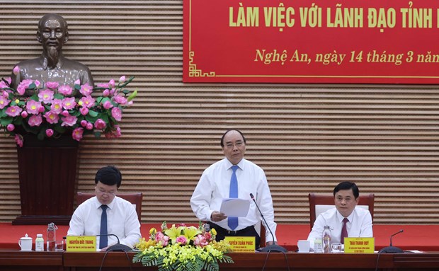 Prime Minister asks Nghe An province to lure big, strategic projects hinh anh 1