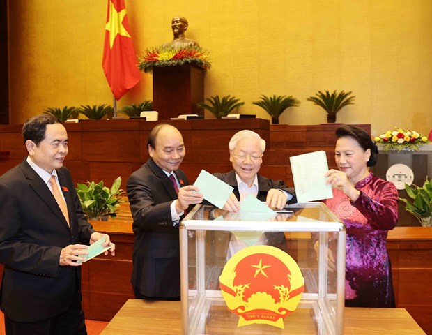 Vuong Dinh Hue elected as Chairman of NA, National Election Council hinh anh 3