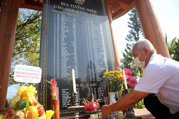 Gac Ma soldiers remembered in ceremony in Da Nang hinh anh 1