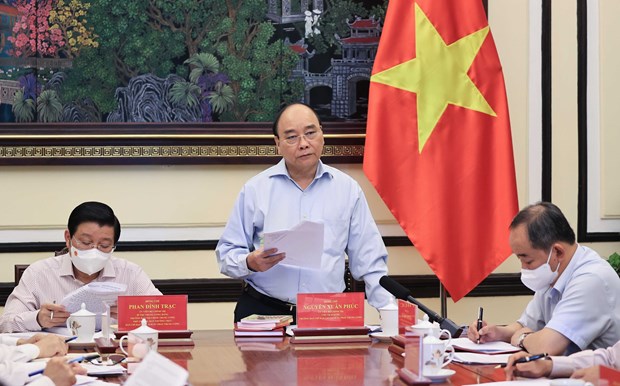 President chairs meeting on project on building socialist rule-of-law state hinh anh 1