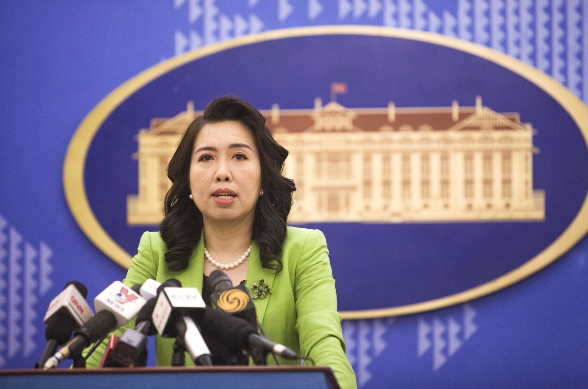 Foreign Ministry spokesperson Le Thi Thu Hang 