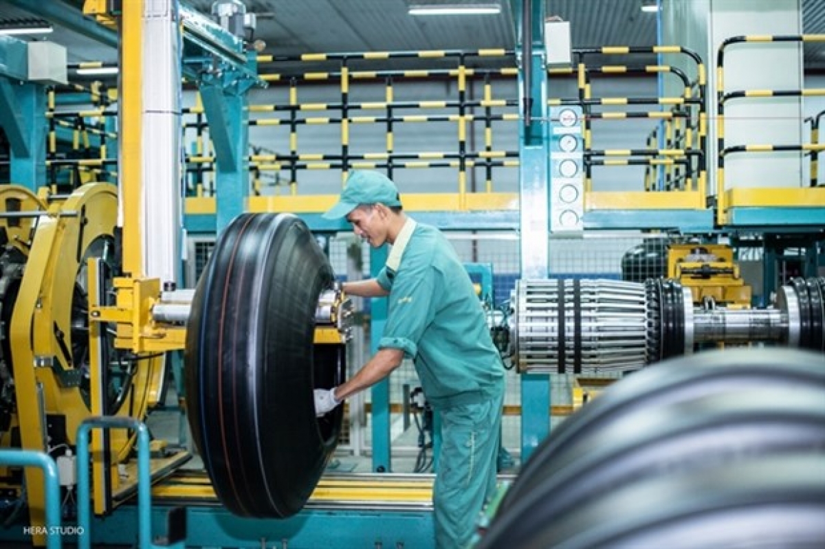 Da Nang Rubber JSC's tyre factory. (Photo drc.com.vn)