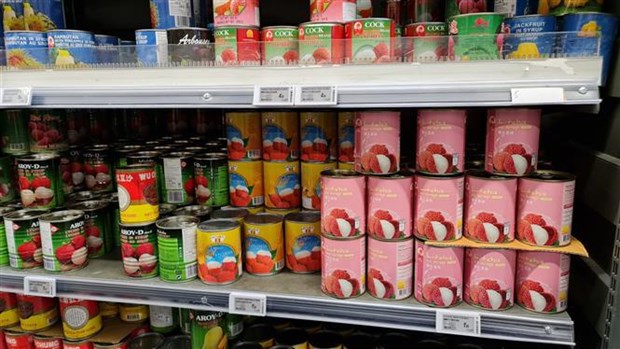 Vietnam’s canned lychee goes on sale at French supermarkets hinh anh 1