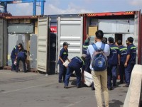 vietnam customs speaks about 213 containers in transit at cat lai port